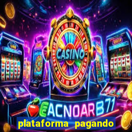 plataforma pagando no cadastro